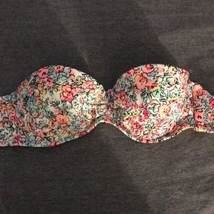 Target floral print bikini top